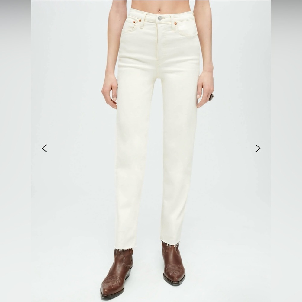Re/Done NWOT White Jeans!